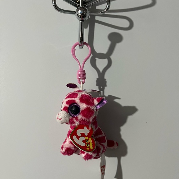 Ty Other - Keeping 🏡 Ty Beanie Boos Giraffe Keychain